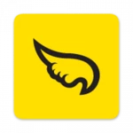 wingz on-demand android application logo